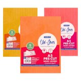 Marlin A5 Pre-Cut Book Covers Colour Kraft 5s - Click On Item For Color Options