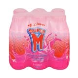 Clover Super M Strawberry Flavoured Milk 6x300ml