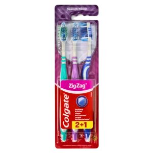 Colgate Toothbrush Zig Zag 2+1 Medium