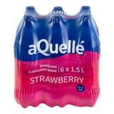 Aquelle Sparkling Flavoured Drink Strawberry 6x1.5lt
