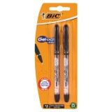 Bic Gel-Ocity Gel Pen Black 2s