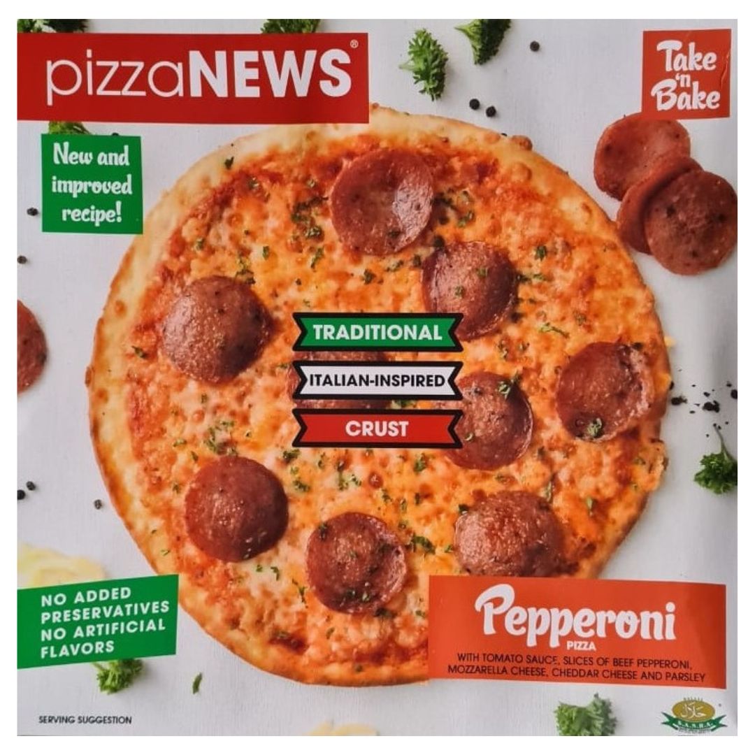 Pizza News Take 'N Bake Pepperoni Large 305gr - Superb Hyper