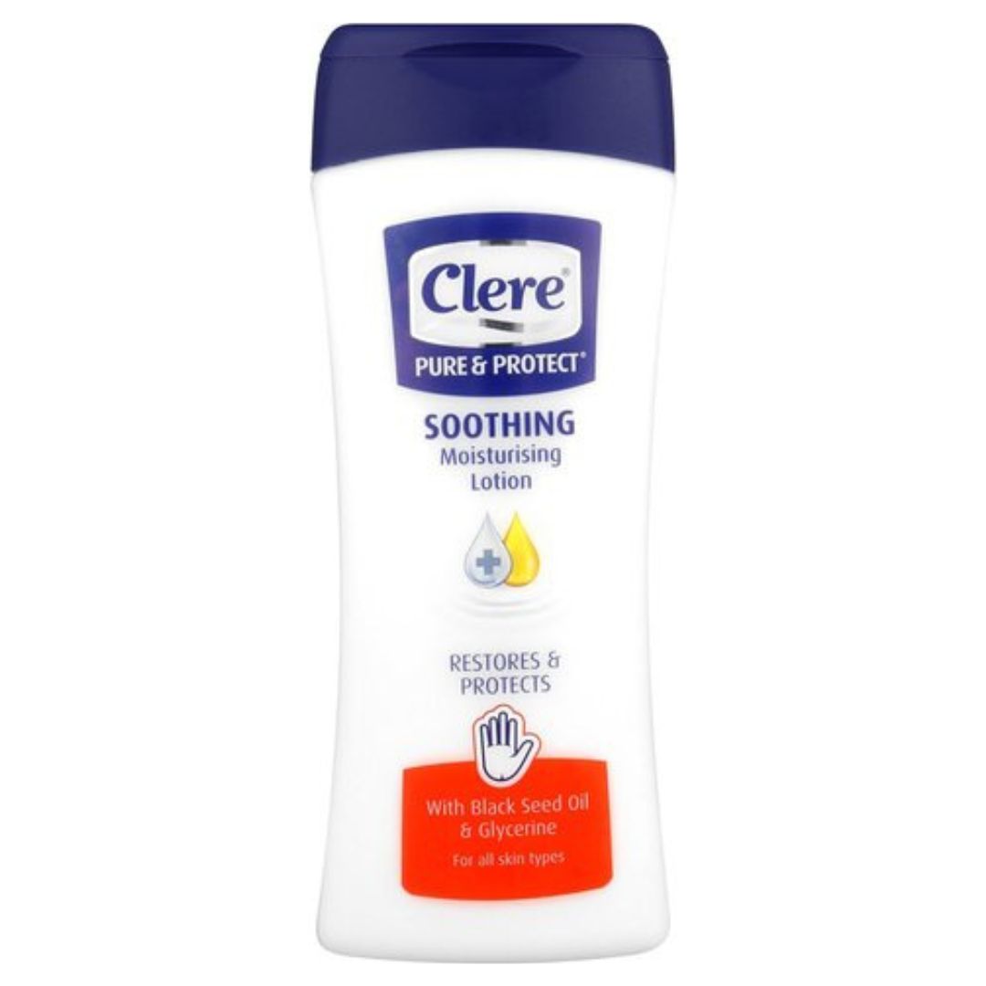 Clere Pure And Protect Soothing Moisturising Lotion 400ml Superb Hyper