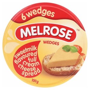 Melrose Wedges Sweetmilk Flavoured Full Cream Cheese Spread 100gr
