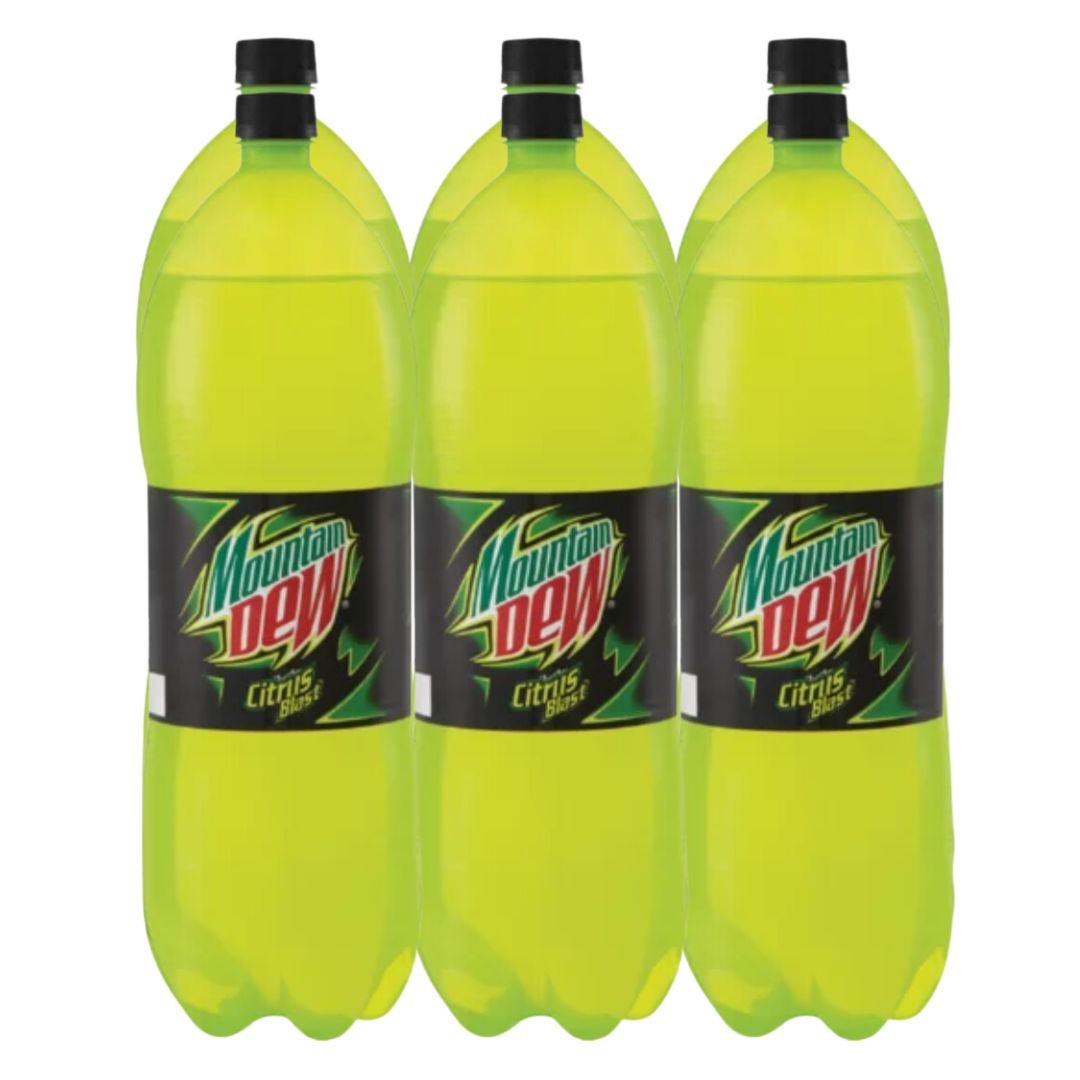 Mountain Dew Citrus Flavoured Soft Drink 6x2lt - Superb Hyper