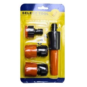 Hose Pipe Fitting 4 Piece Set 12mm