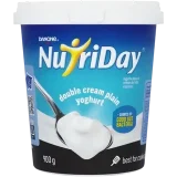Nutriday Double Cream Plain Yoghurt 900gr