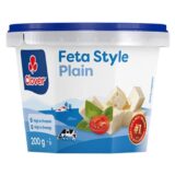 Clover Feta-Style Plain Semi-Hard Cheese 200gr