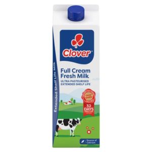 Clover Full Cream Fresh Milk Ultra Pasteurised 2lt