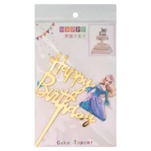 Happy Birthday Party Cake Topper Barbie