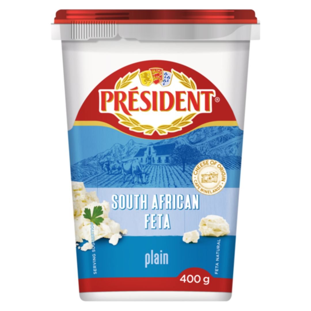 President South African Feta Plain 400gr - Superb Hyper