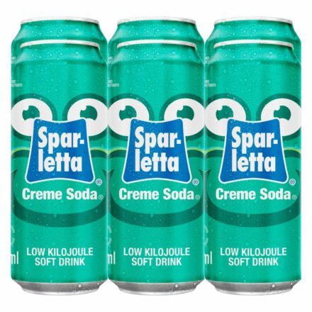 Sparletta Creme Soda Soft Drink Can 6x300ml - Superb Hyper