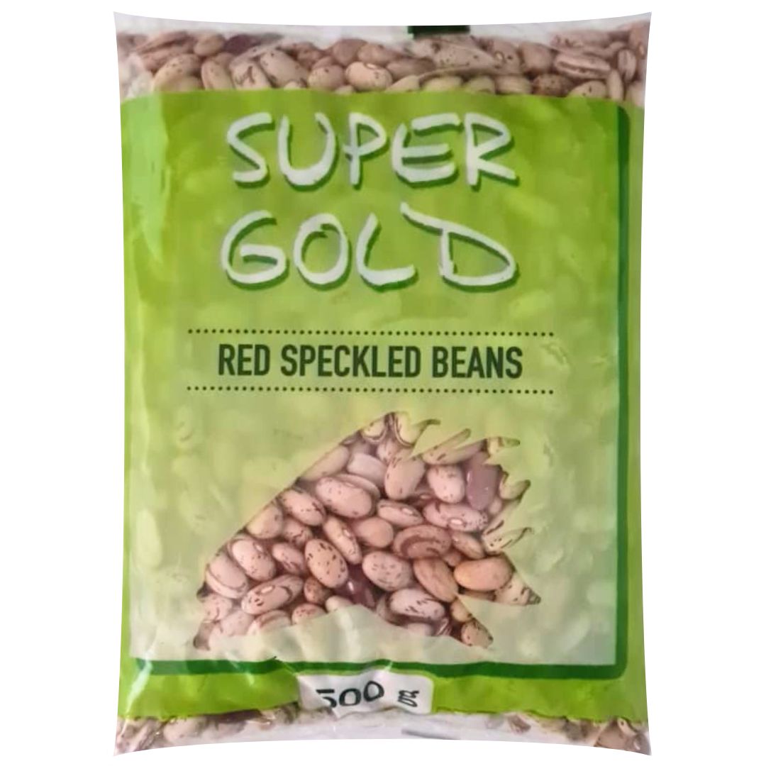 Super Gold Red Speckled Sugar Beans 500gr - Superb Hyper