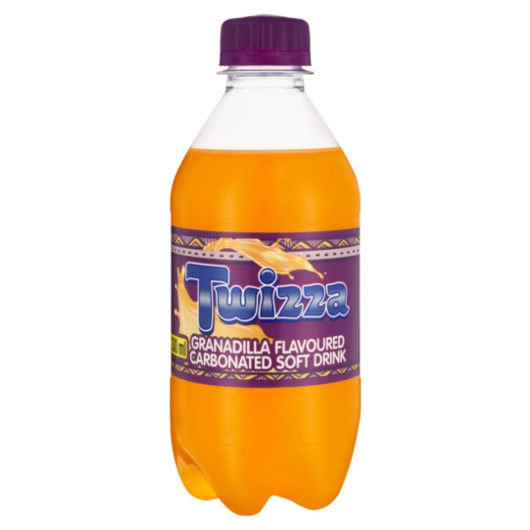 Twizza Granadilla Flavoured Carbonated Soft Drink 330ml - Superb Hyper