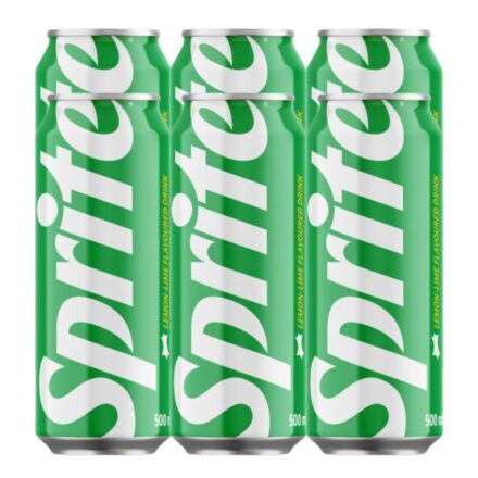 Sprite Soft Drink Can 6x500ml - Superb Hyper