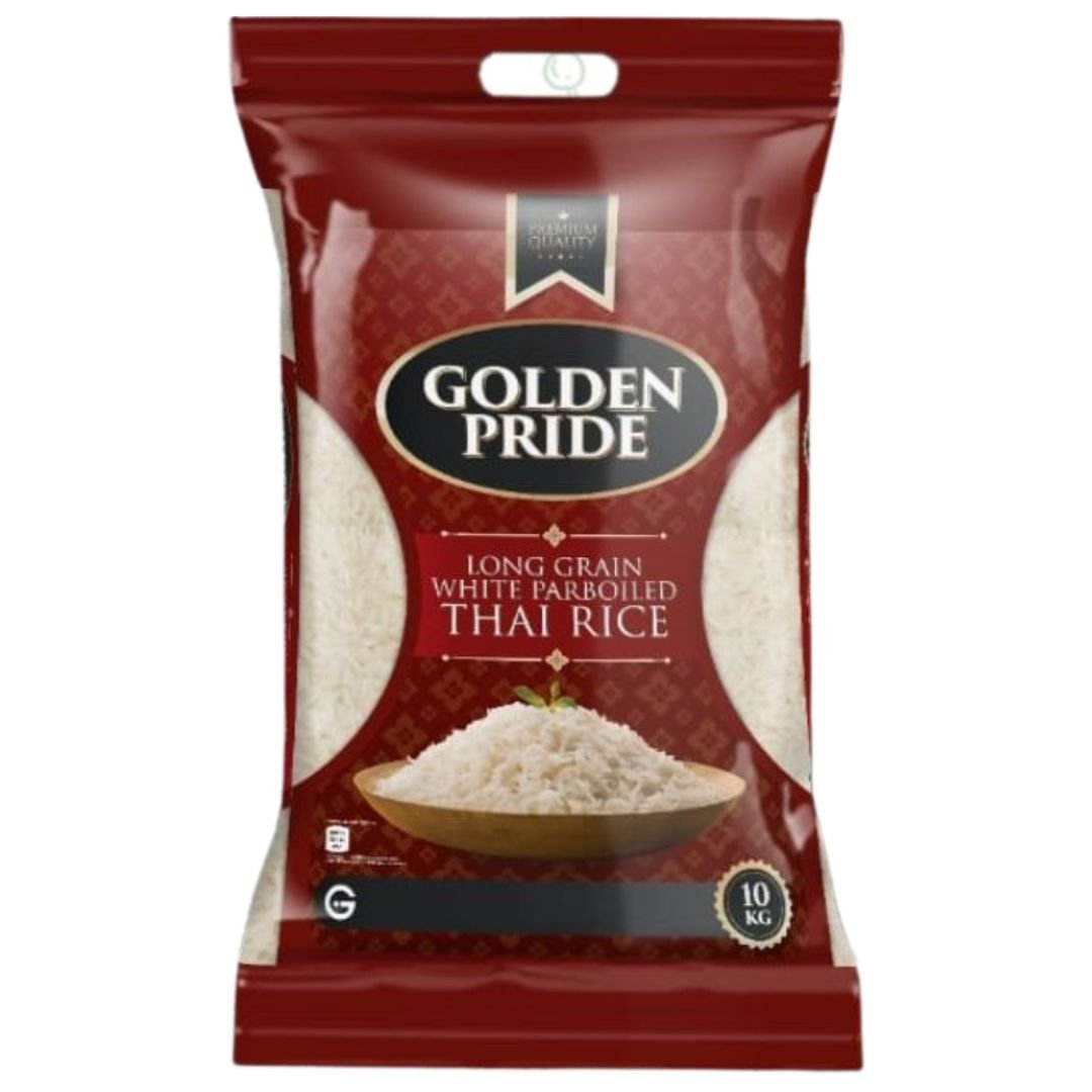 Golden Pride Long Grain White Parboiled Thai Rice 10kg