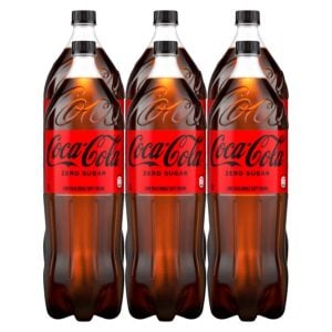Coke Zero Soft Drink Bottle 6x2lt