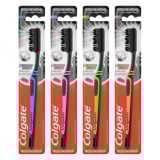 Colgate Toothbrush Medium Double Action Charcoal - Click On item For Colour Options