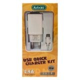 Kubala USB Quick Charger Kit Micro 2.4A Output V2M