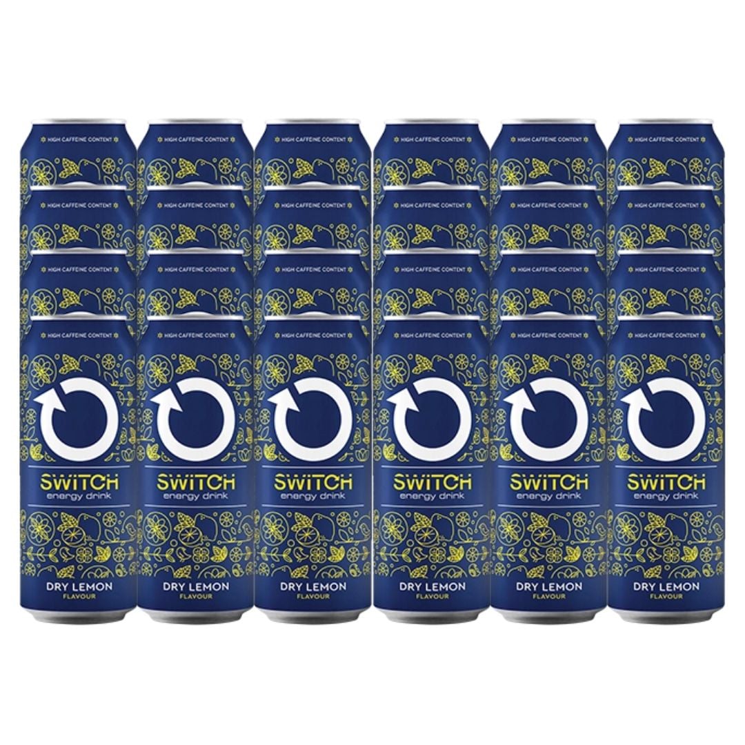 Switch Energy Drink Dry Lemon 24x500ml