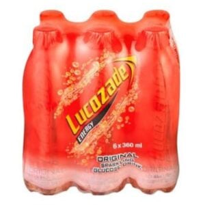 Lucozade Sparkling Original Glucose Drink 6x360ml