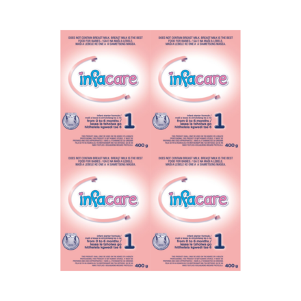 Infacare Infant Starter Formula Box 4x400gr Superb Hyper