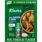 Knorr Tasty Chicken And Onion With Robertson's Rosemary 2 In 1 Stew Mix 45gr 10S
