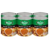 Rhodes Smooth Apricot Jam 6x900gr