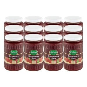 Rhodes Strawberry Jam Glass 12x460gr