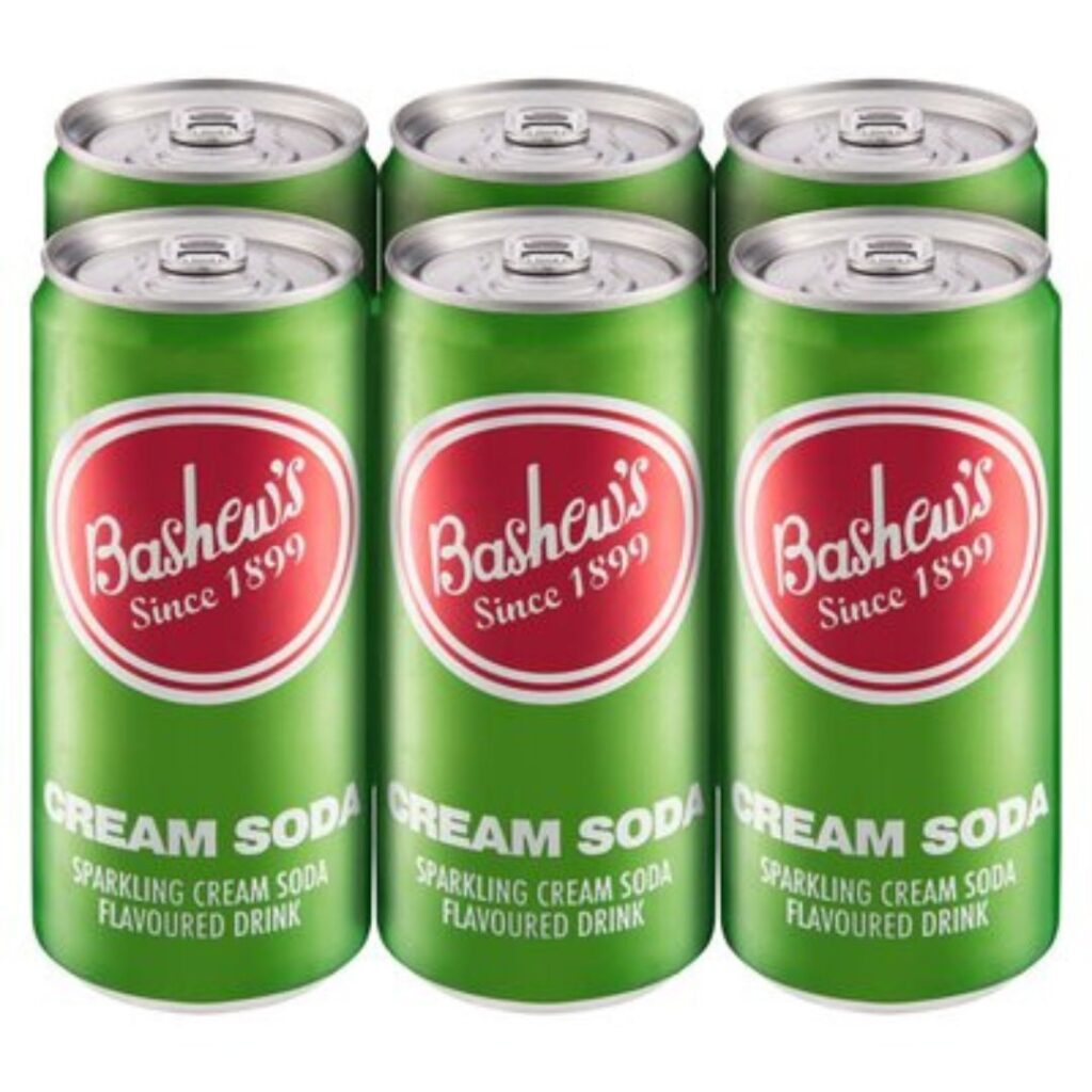 Bashew's Cream Soda Sparkling Flavoured Drink 6x300ml - Superb Hyper