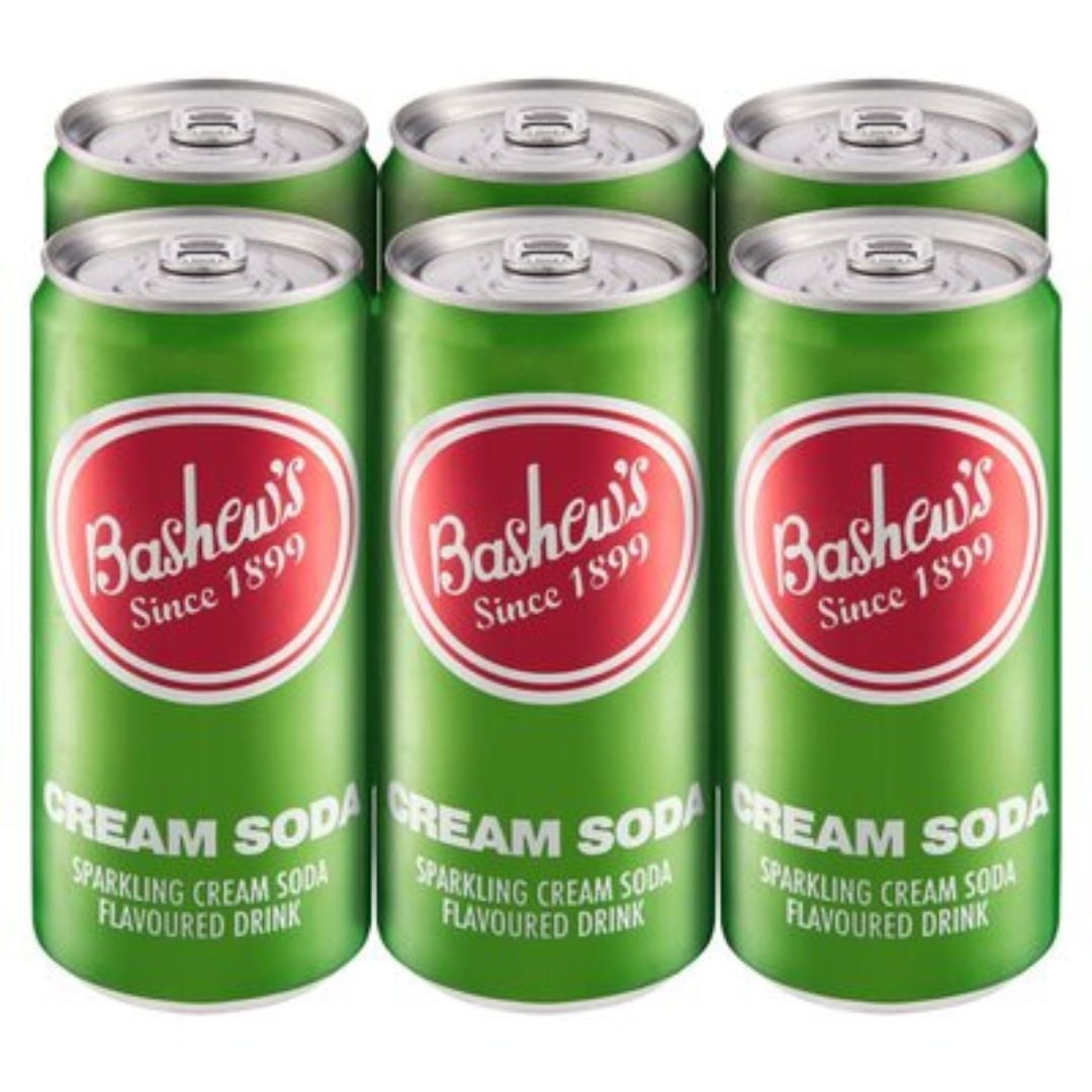 Bashew's Cream Soda Sparkling Flavoured Drink 6x300ml