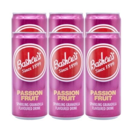 Bashew's Passion Fruit Sparkling Flavoured Drink 6x300ml - Superb