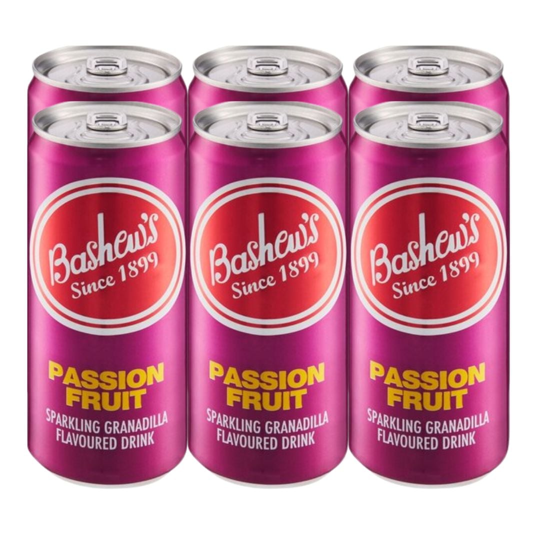 Bashew's Passion Fruit Sparkling Flavoured Drink 6x300ml