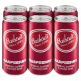 Bashew's Raspberry Sparkling Flavoured Drink 6x300ml