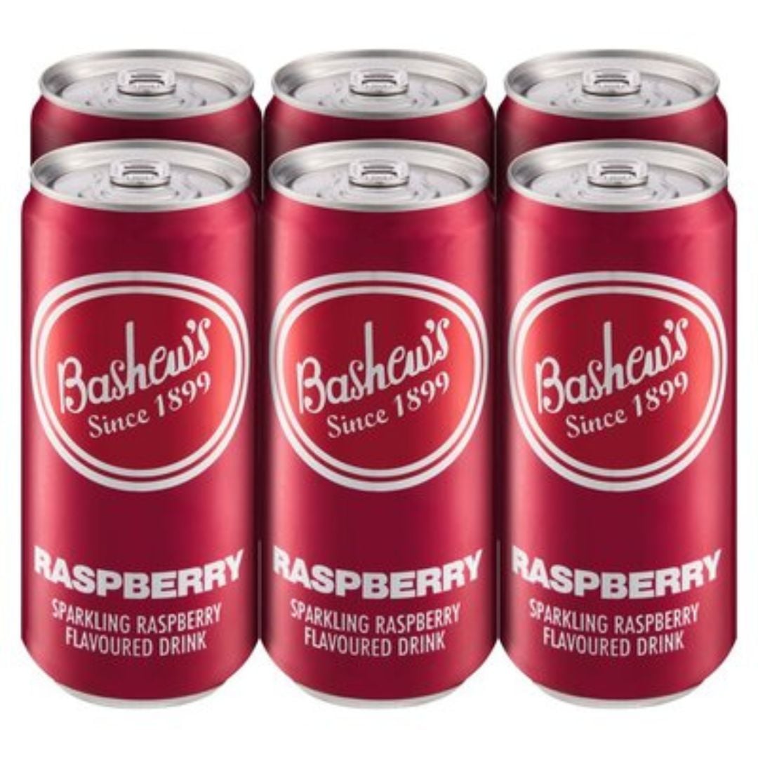 Bashew's Raspberry Sparkling Flavoured Drink 6x300ml