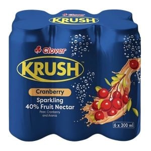 Clover Krush Cranberry Flavour 6x300ml