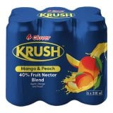 Clover Krush Mango And Peach Flavour 6x300ml