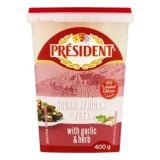President South African Feta With Garlic And Herbs 400gr