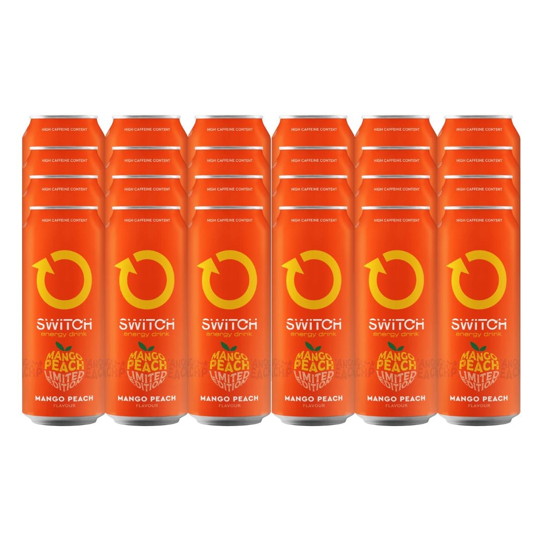 Switch Energy Drink Mango Peach 24x500ml