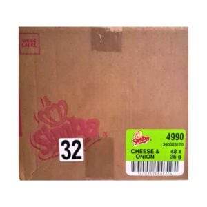 Simba Potato Chips Cheese And Onion 48x36gr