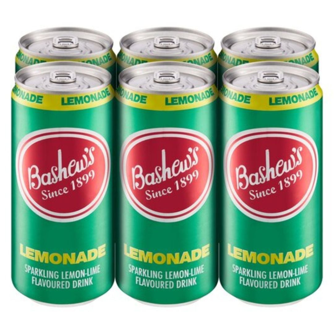 Bashew's Lemonade Sparkling Flavoured Drink 6x300ml