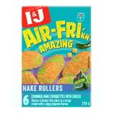 INJ Air-Fri'kn Amazing Jalapeño Frozen Hake Rollers 270gr