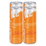 Red Bull The Apricot Edition Apricot And Strawberry Flavour Energy Drink 4x250ml