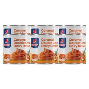 Clover Caramel Double Cream Dairy Dessert 6x360gr