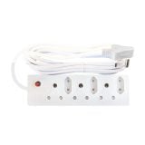 Elektron Extension Cord 6 Way 5m
