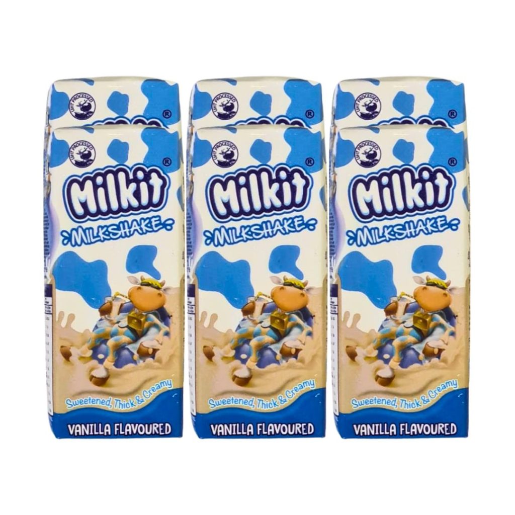 邦楽 MILK Milkit Vanilla Flavoured Milkshake 6x250ml - Superb Hyper