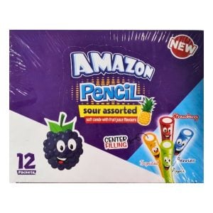 Amazon Pencil Sour Assorted 12x80gr