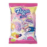 Fligos Creamy  Assorted Flavoured Lollipops 48's