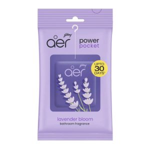 Godrej Aer Power Pocket Lavender Bloom Bathroom Fragrance 10gr