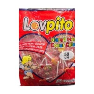 Lovpito Colored Heart Lollipop 50's